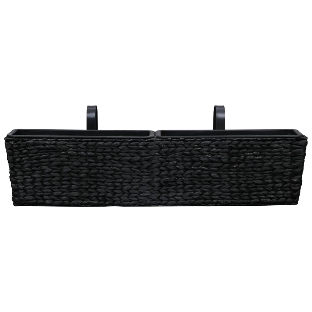 Planters 2 pcs Water Hyacinth Black