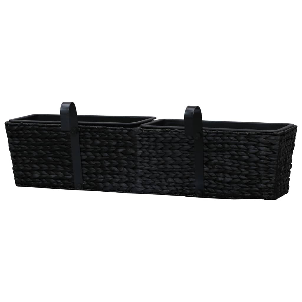 Planters 2 pcs Water Hyacinth Black