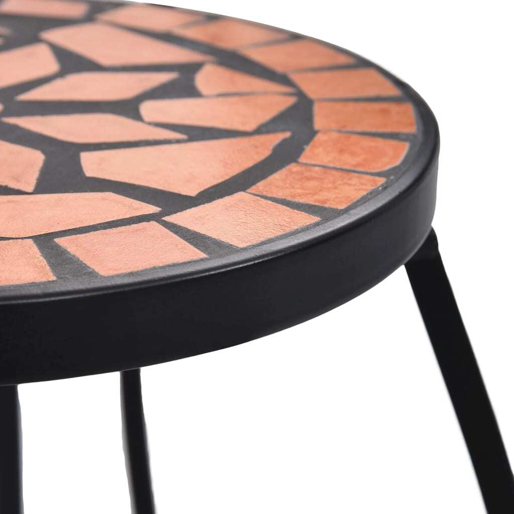 Mosaic Tables 3 pcs Terracotta Ceramic