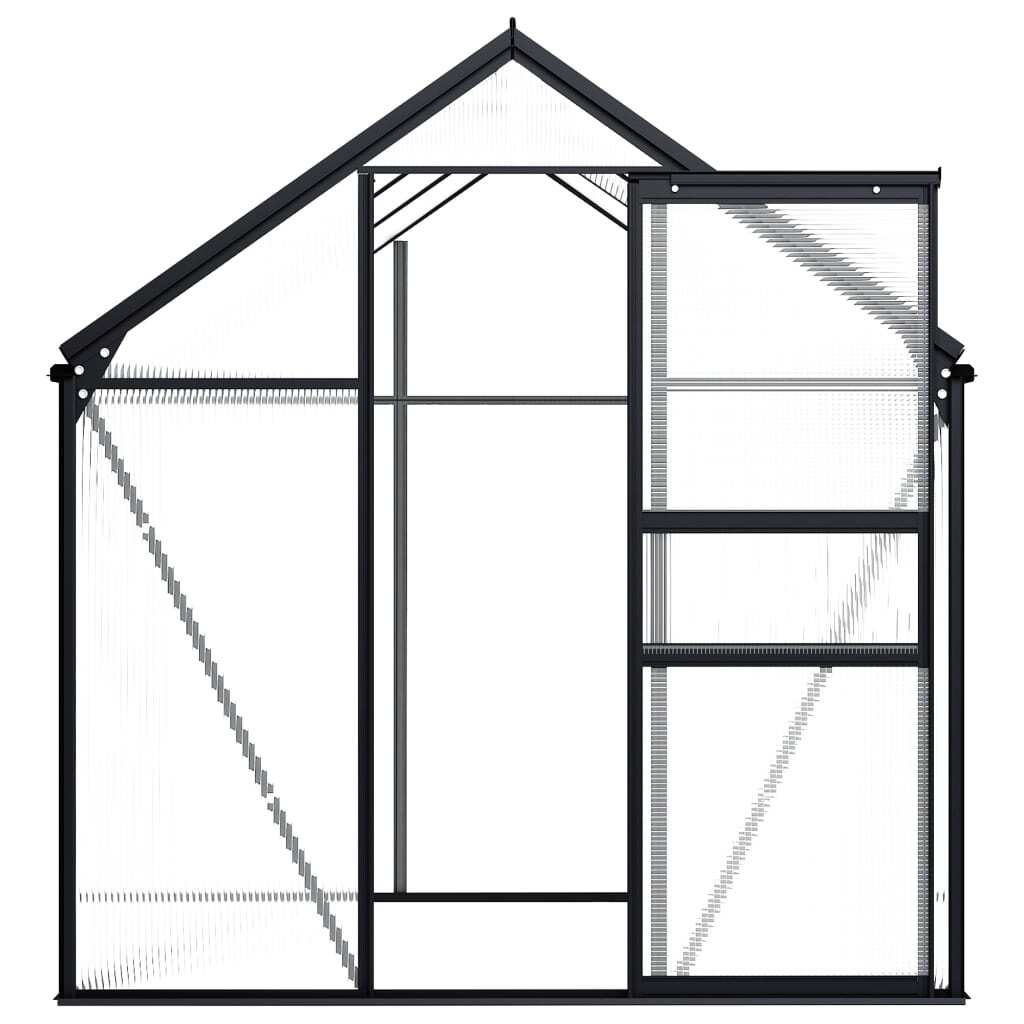 Greenhouse Anthracite Aluminium 3.61 m