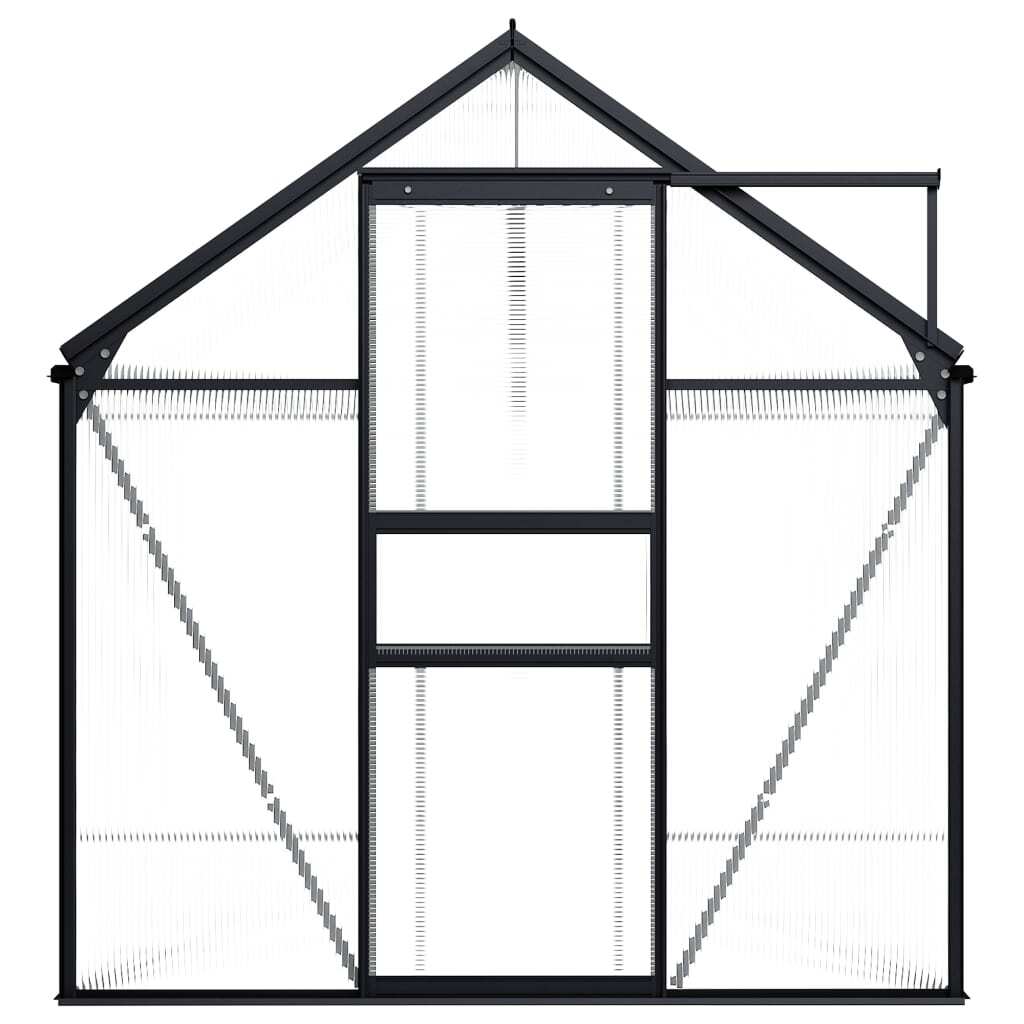 Greenhouse Anthracite Aluminium 7.03 m