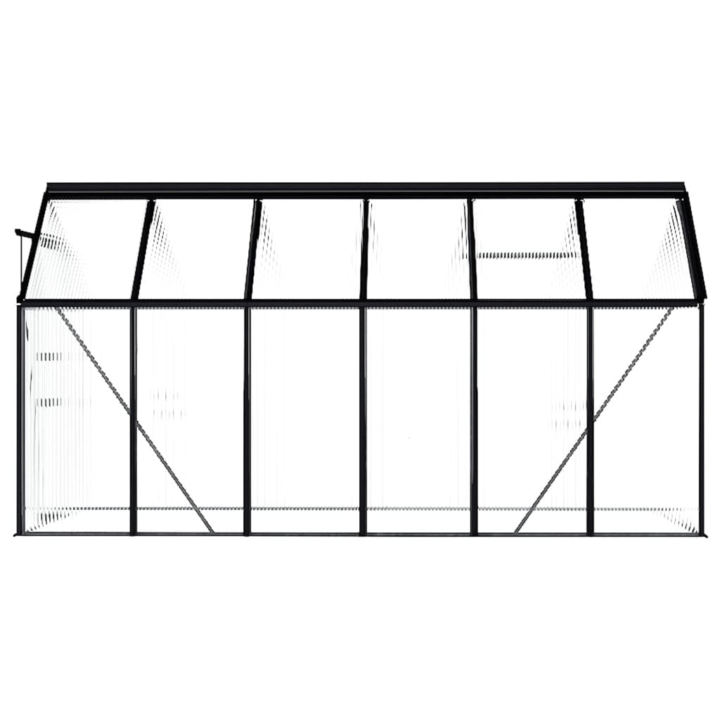 Greenhouse Anthracite Aluminium 7.03 m