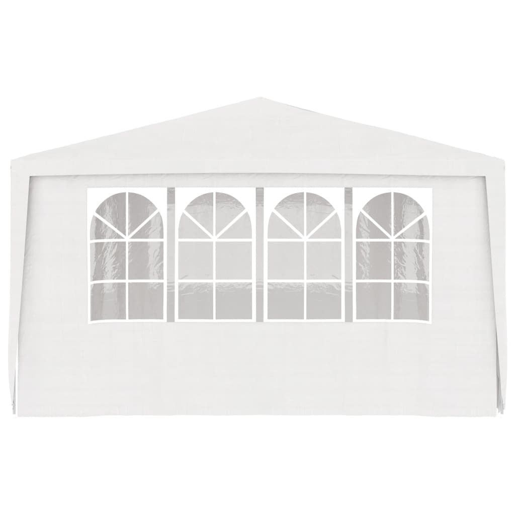 Professional Party Tent with Side Walls 4x6 m White 90 g/m?