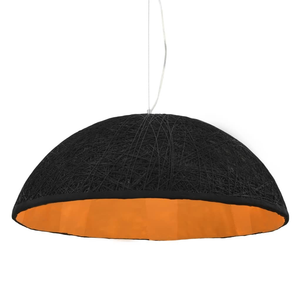 Pendant Lamp Black and Gold 70 cm E27