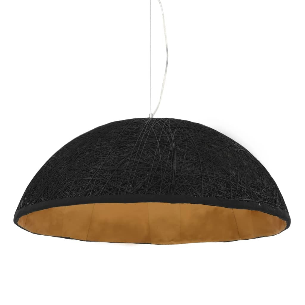 Pendant Lamp Black and Gold 70 cm E27