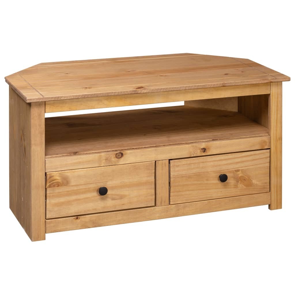  Corner TV Cabinet 93x49x49 cm Solid Pine Panama Range