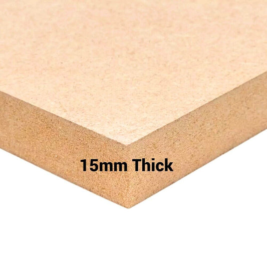 15mm MDF Board Medium Density Fibreboard - Choice of Sheet Sizes