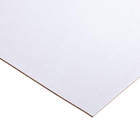  White MDF Board  3mm Melamine Faced  MDF Pack  2 Panels