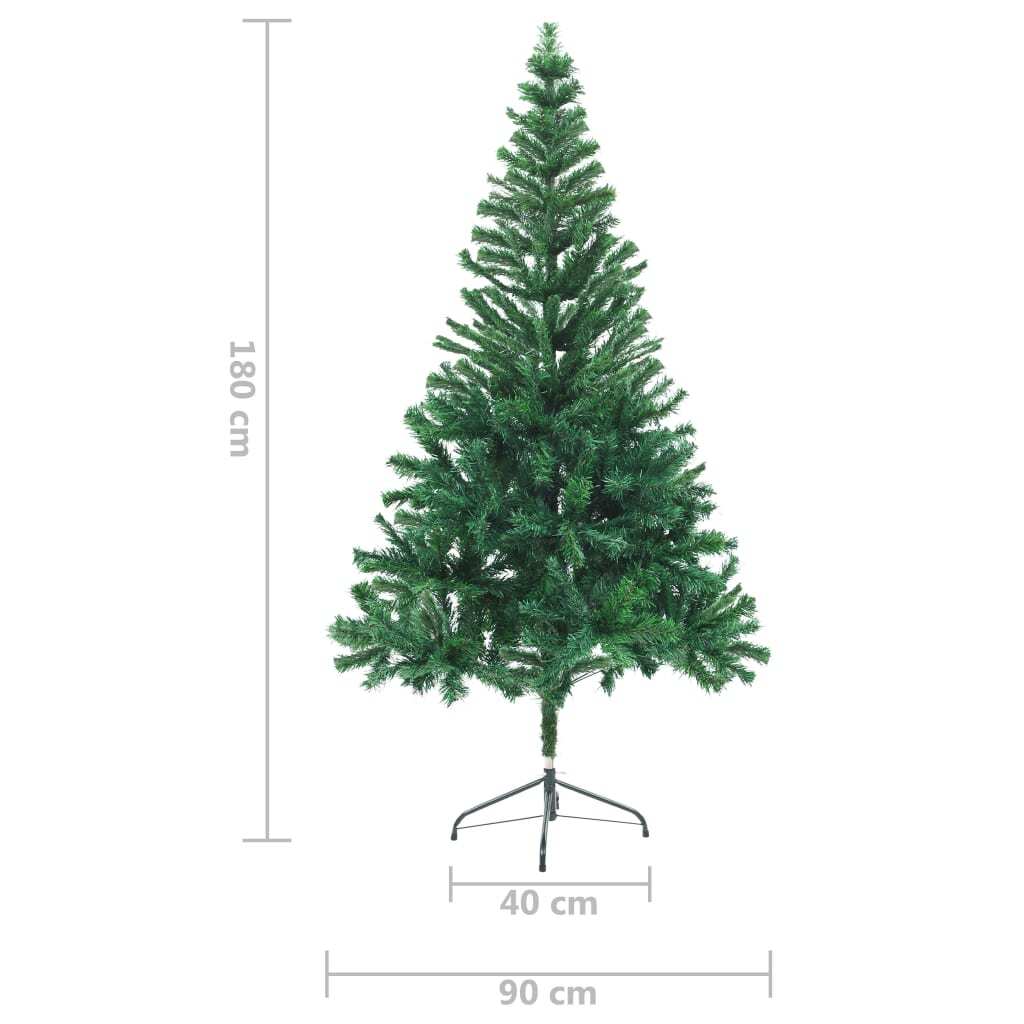 Artificial Christmas Tree with Stand 180 cm 564 Branches