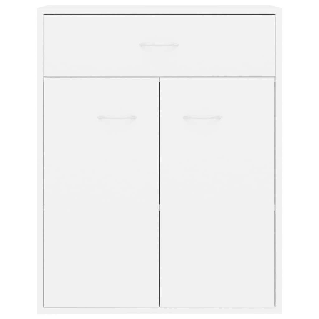 Sideboard White 60x30x75 cm Engineered Wood