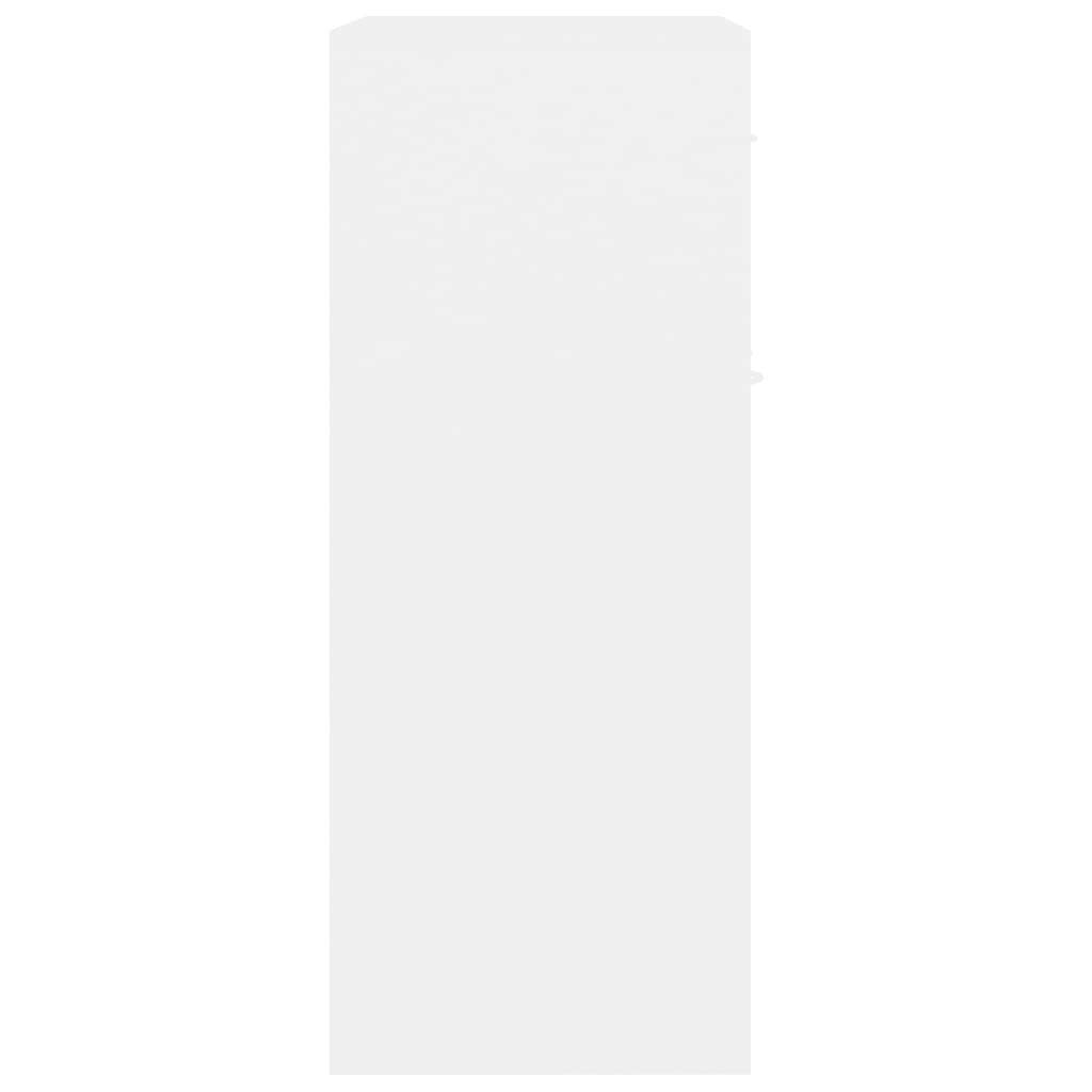 Sideboard White 60x30x75 cm Engineered Wood