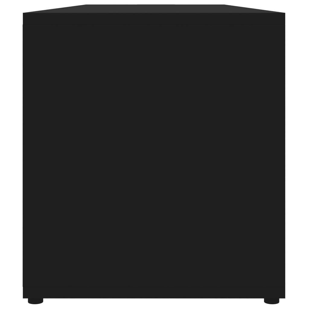 TV Cabinet Black 120x34x37 cm Engineered Wood