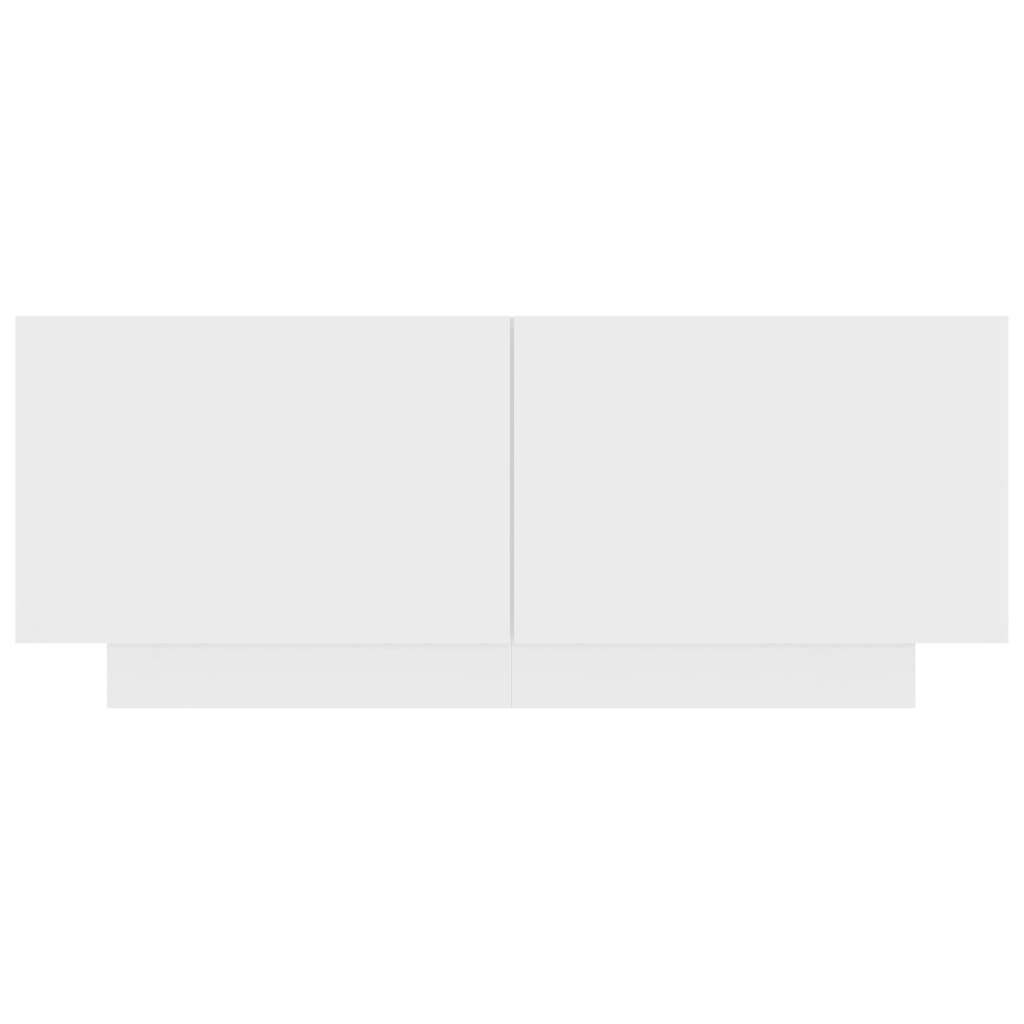 TV Cabinet White 100x35x40 cm Engineered Wood