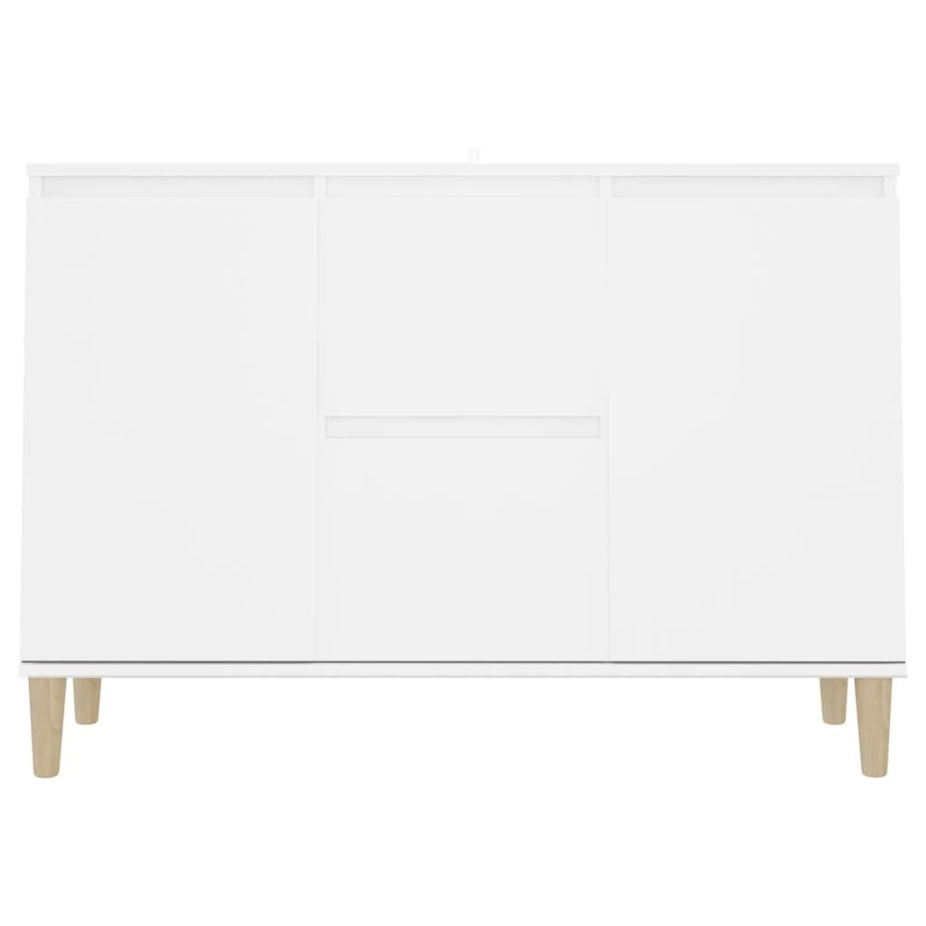 Sideboard White 101x35x70 cm Engineered Wood
