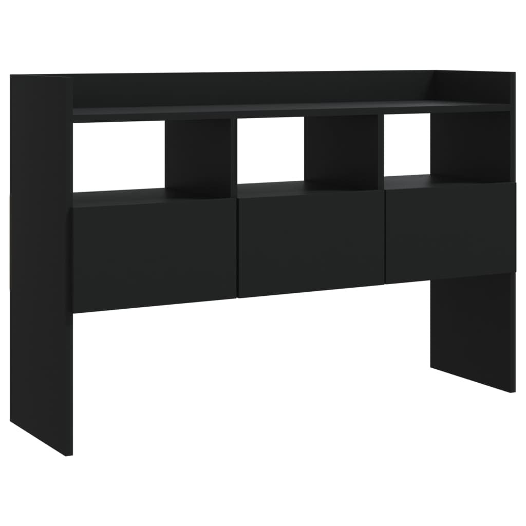 Sideboard Black 105x30x70 cm Engineered Wood