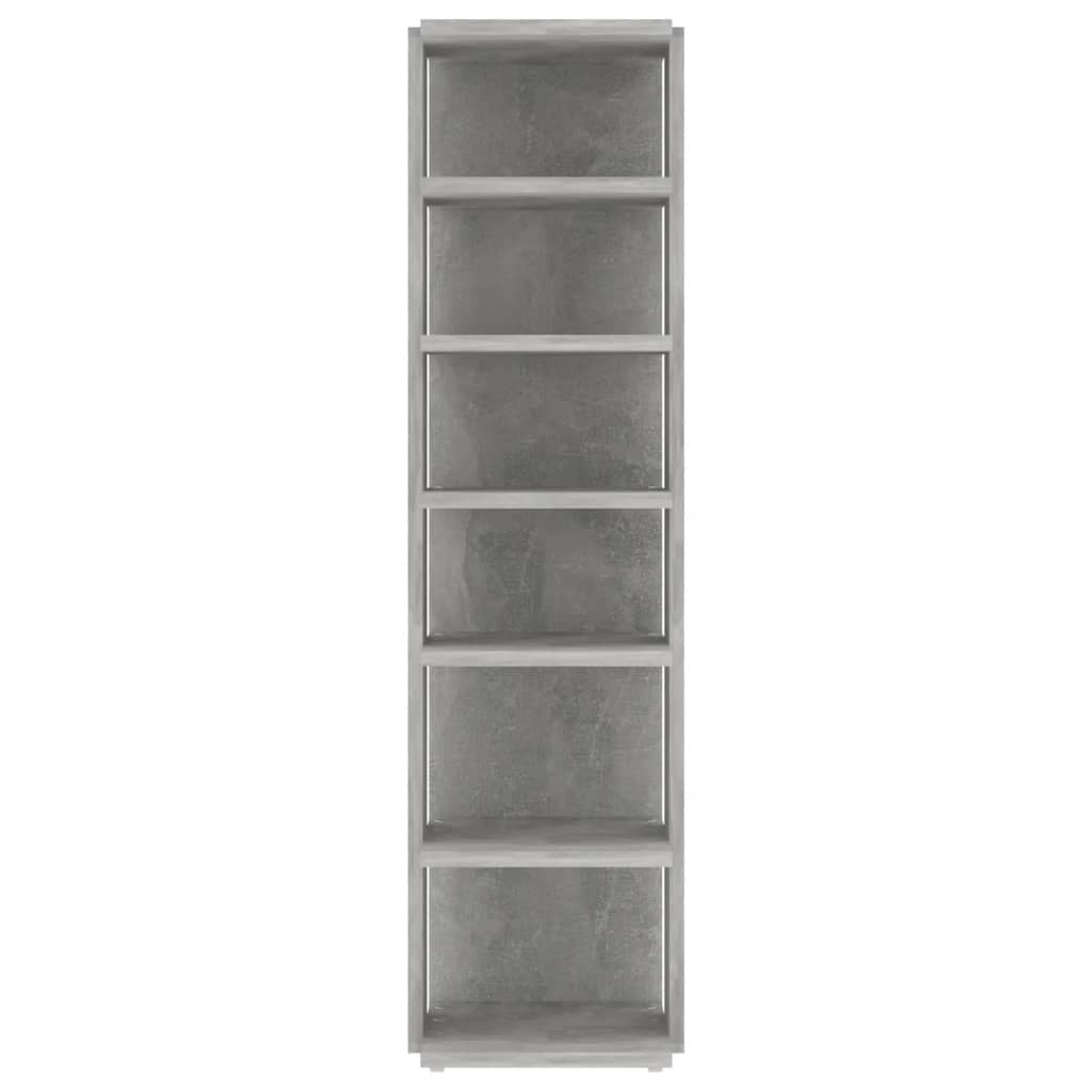 Shoe Cabinets 2 pcs Concrete Grey 27.5x27x102 cm