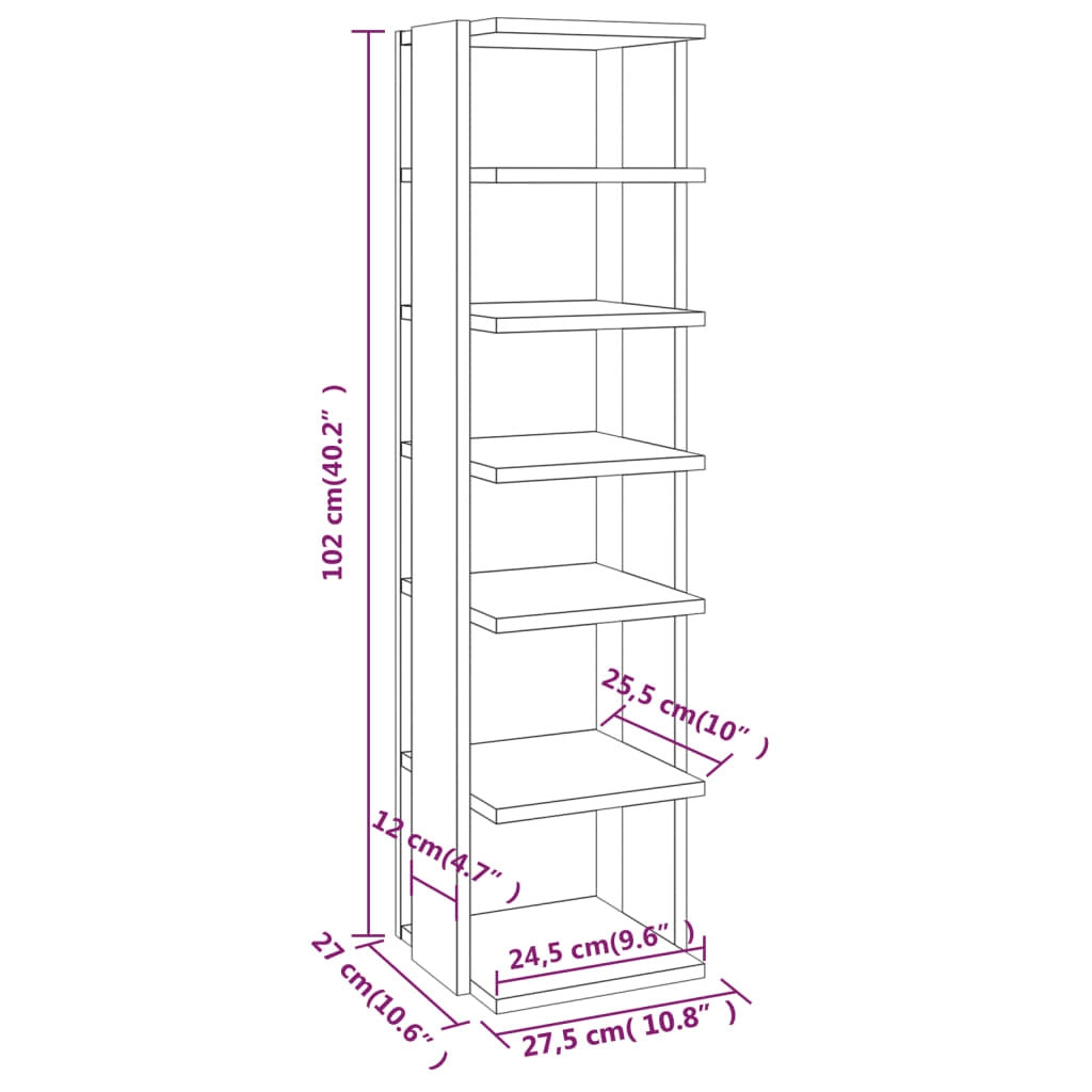 Shoe Cabinets 2 pcs Concrete Grey 27.5x27x102 cm