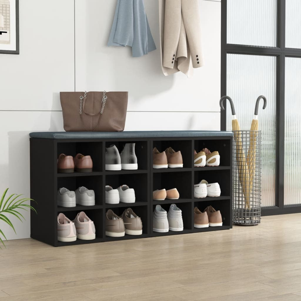 Shoe Cabinets 2 pcs Black 52.5x30x50 cm