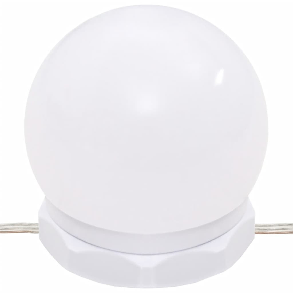 Mirror Cabinet with LED Black 76x15x55 cm