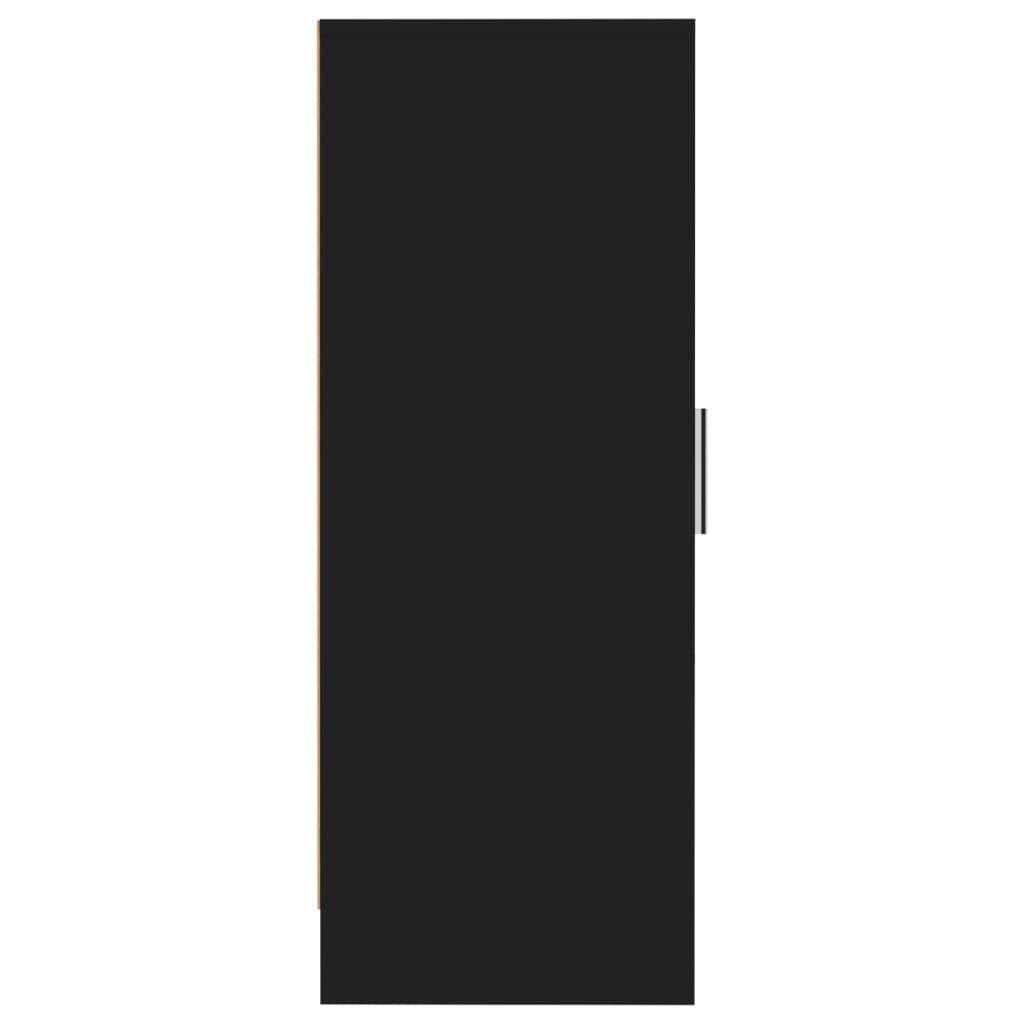 Shoe Cabinet Black 32x35x92 cm Engineered Wood