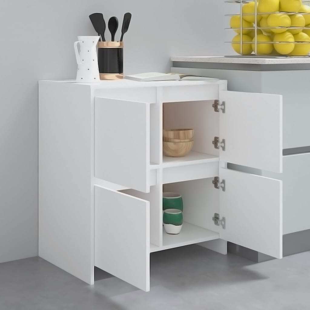 Sideboard White 70x41x75 cm Engineered Wood