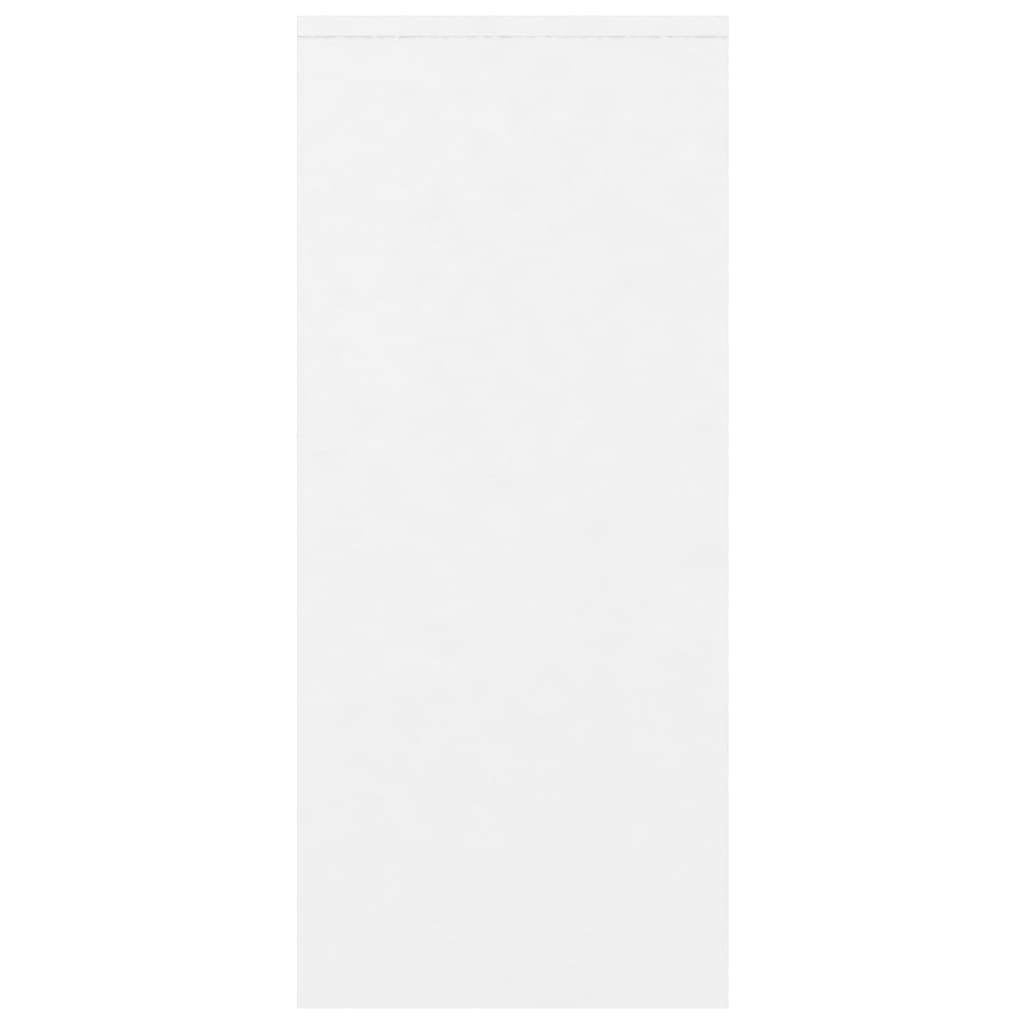 Sideboard White 102x33x75 cm Engineered Wood