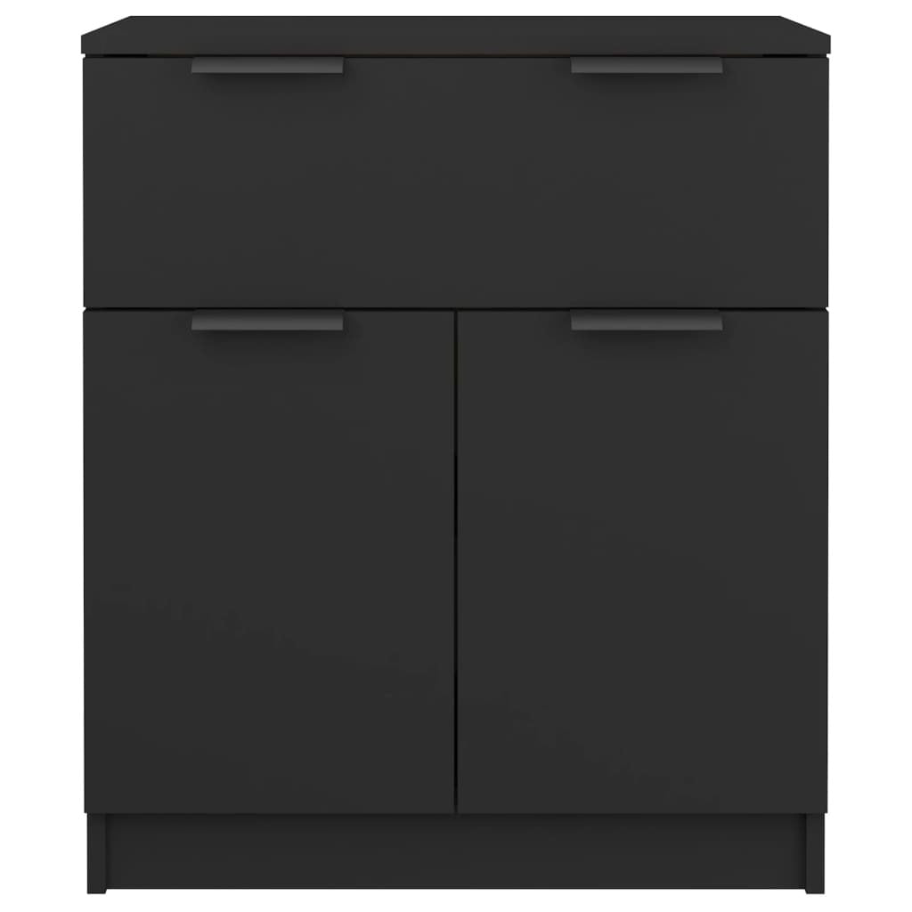 Sideboard Black 60x30x70 cm Engineered Wood