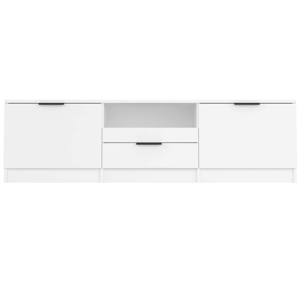 TV Cabinet White 140x35x40 cm Engineered Wood