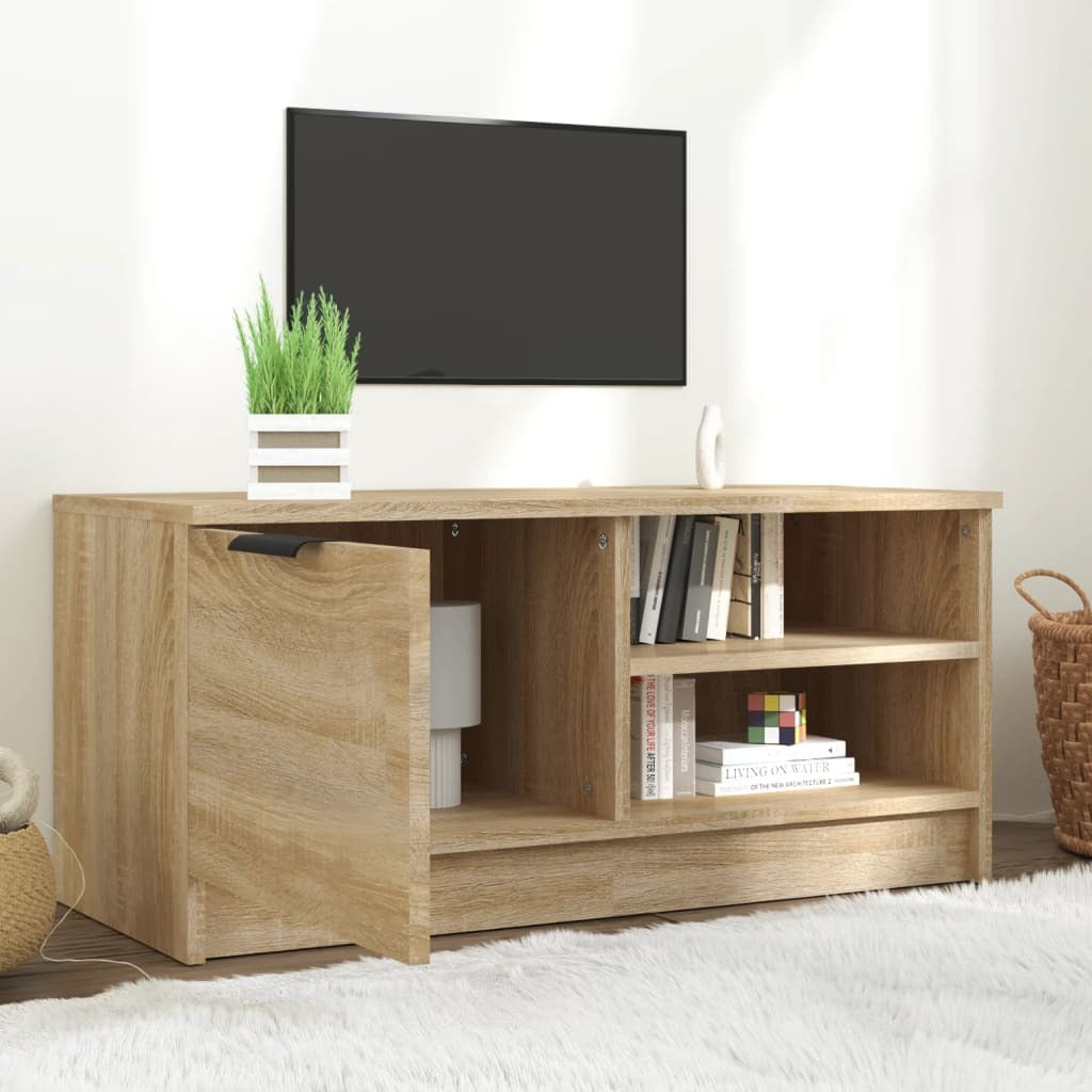 TV Cabinet Sonoma Oak 80x35x36.5 cm Engineered Wood