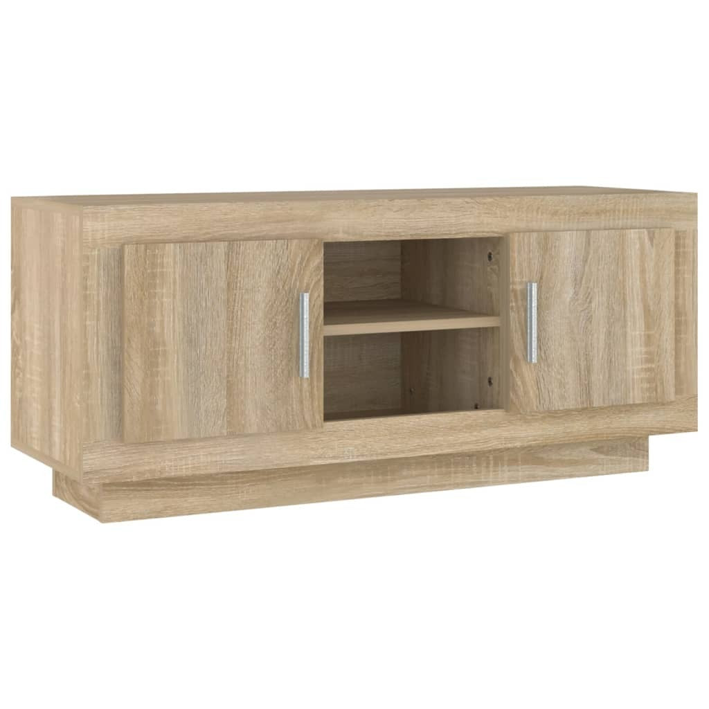 TV Cabinet Sonoma Oak 102x35x45 cm Engineered Wood