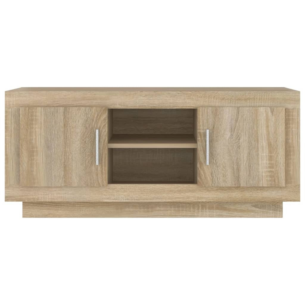 TV Cabinet Sonoma Oak 102x35x45 cm Engineered Wood