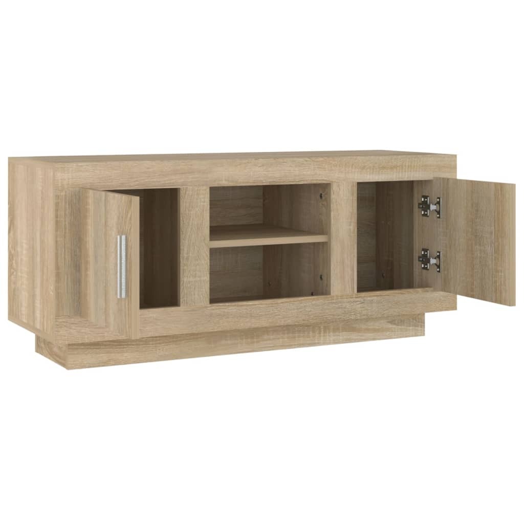 TV Cabinet Sonoma Oak 102x35x45 cm Engineered Wood