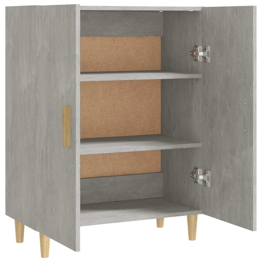Sideboard Concrete Grey 70x34x90 cm Engineered Wood