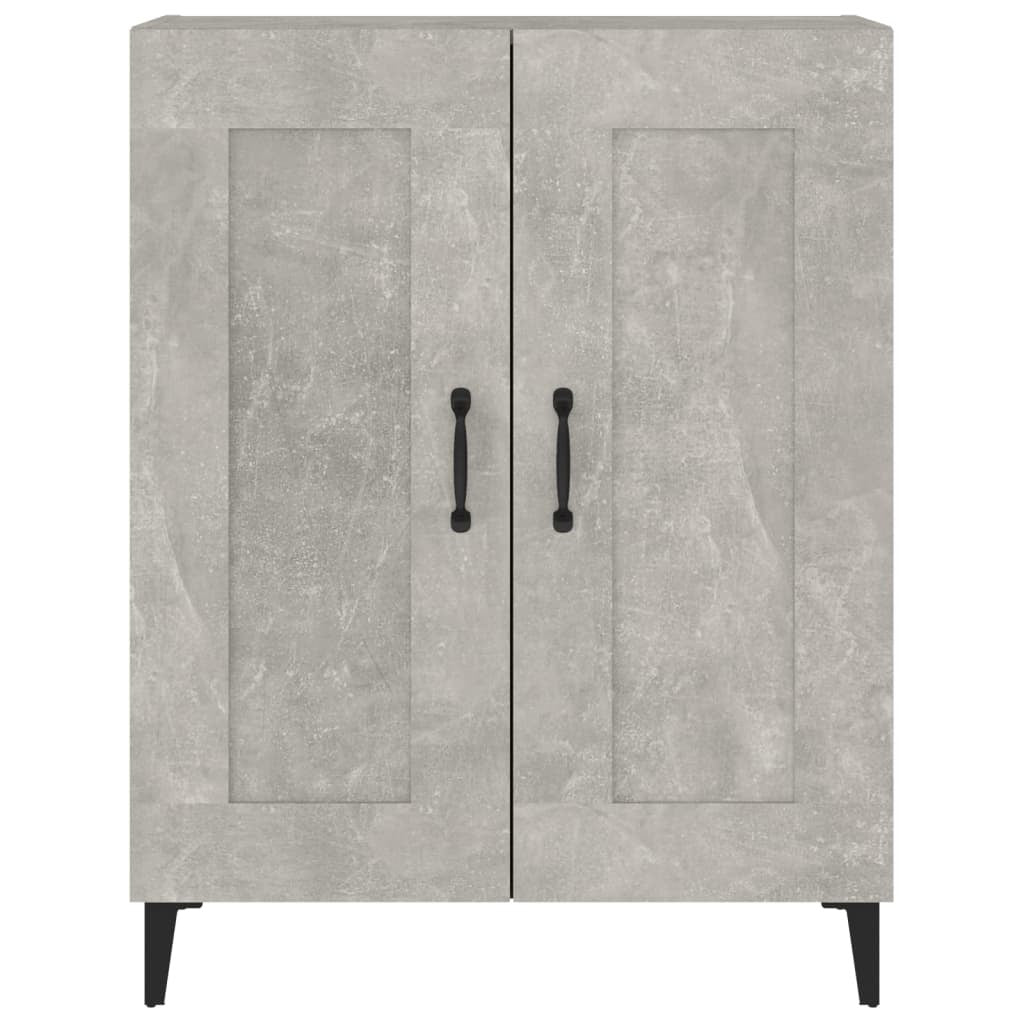 Sideboard Concrete Grey 69.5x34x90 cm Engineered Wood