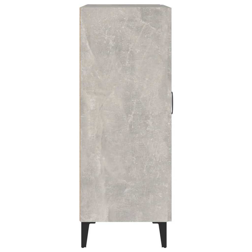 Sideboard Concrete Grey 69.5x34x90 cm Engineered Wood