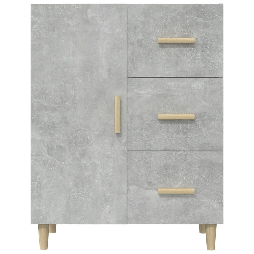 Sideboard Concrete Grey 69.5x34x90 cm Engineered Wood