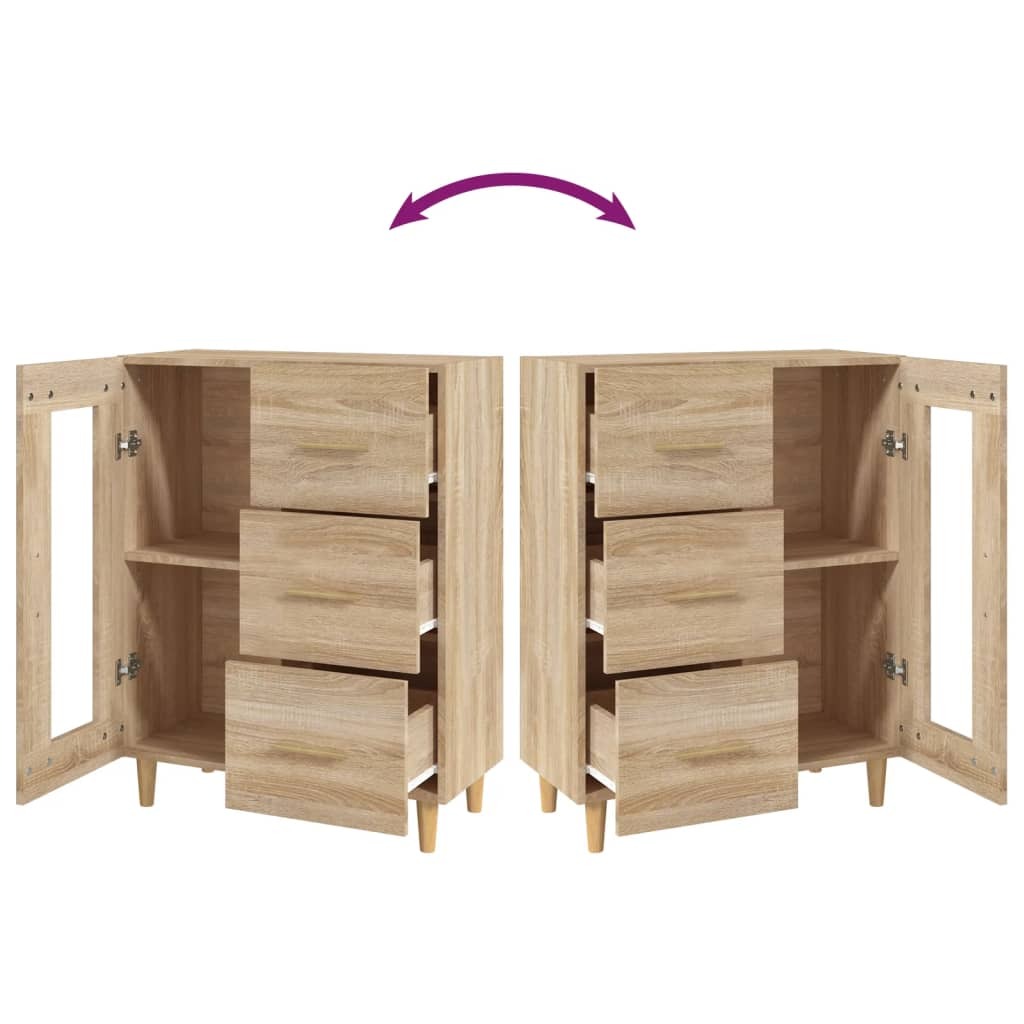 Sideboard Sonoma Oak 69,5x34x90 cm Engineered Wood