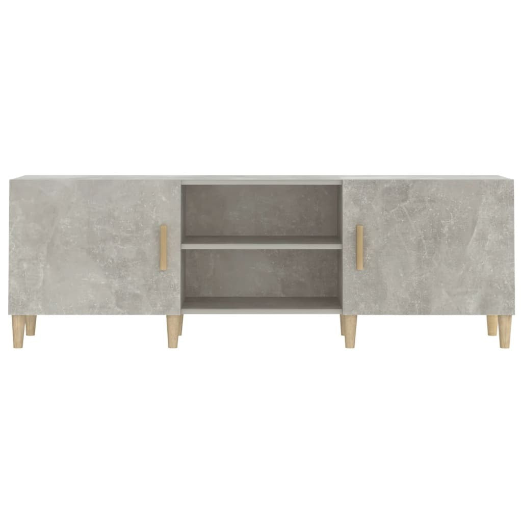 TV Cabinet Concrete Grey 150x30x50 cm Engineered Wood