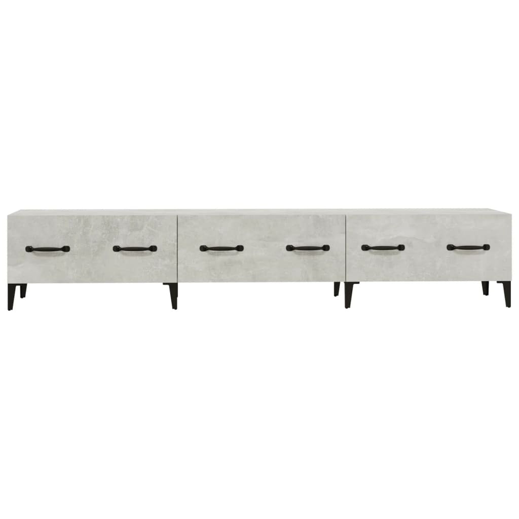 TV Cabinet Concrete Grey 150x34,5x30 cm Engineered Wood