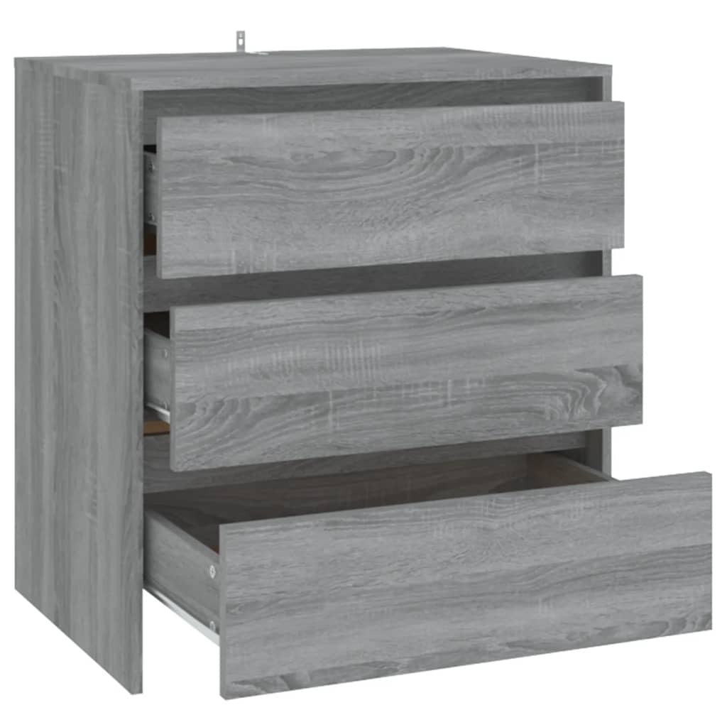 Sideboard Grey Sonoma 70x41x75 cm Engineered Wood