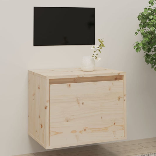Wall Cabinet 45x30x35 cm Solid Pinewood