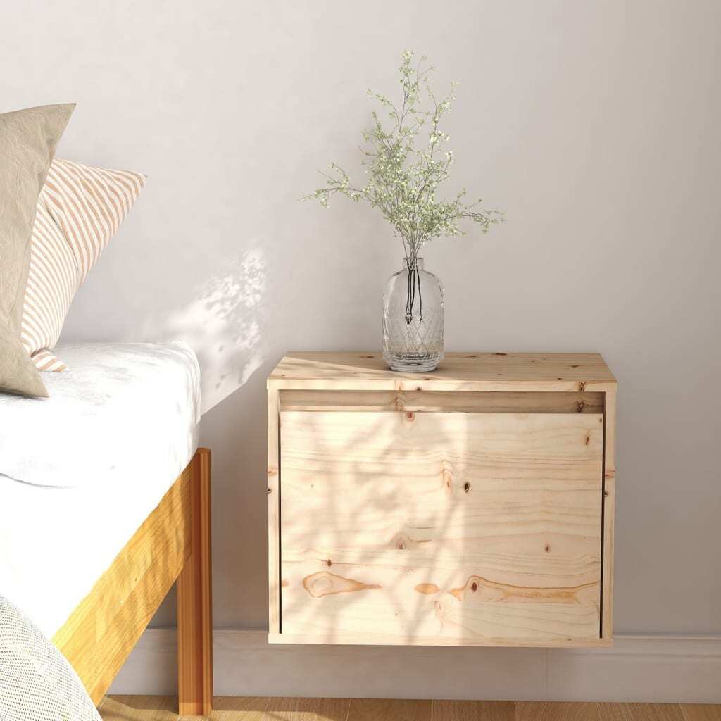 Wall Cabinet 45x30x35 cm Solid Pinewood