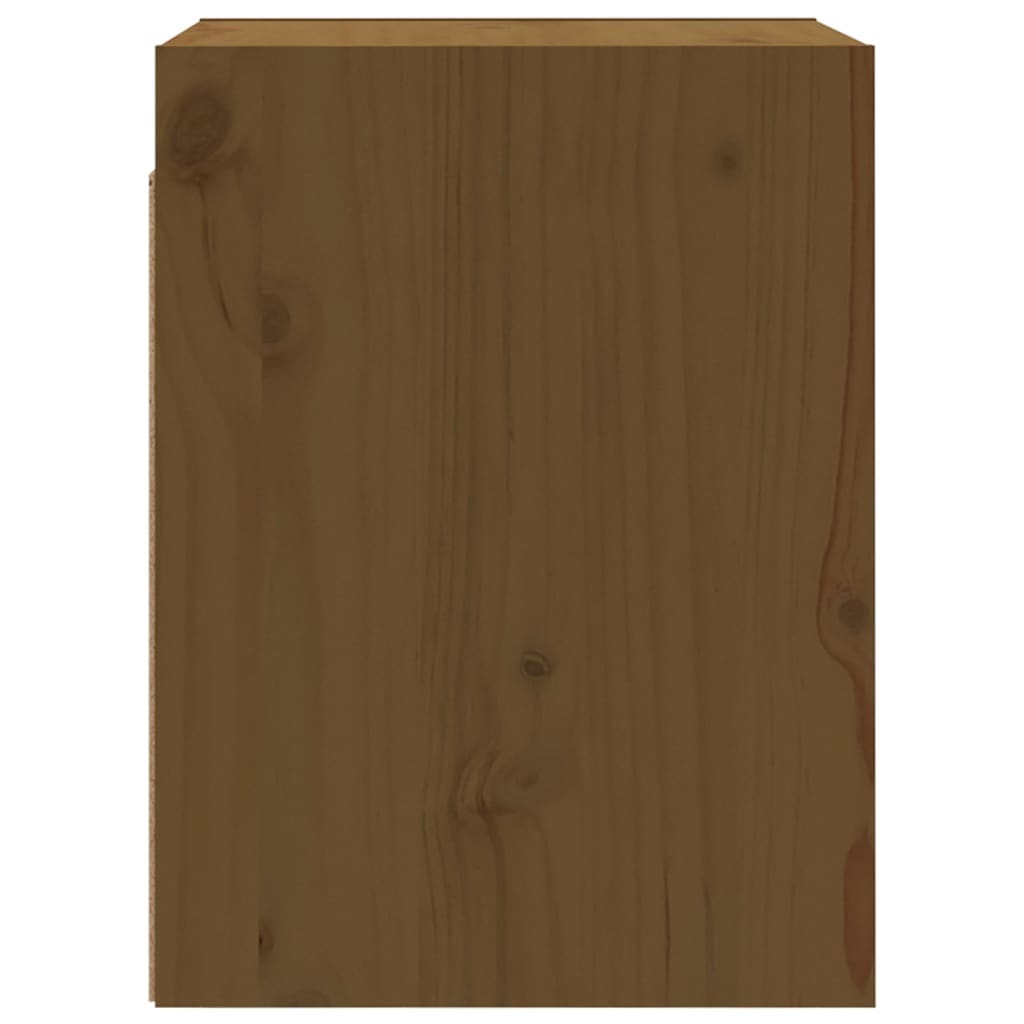 Wall Cabinets 2 pcs Honey Brown 30x30x40 cm Solid Wood Pine