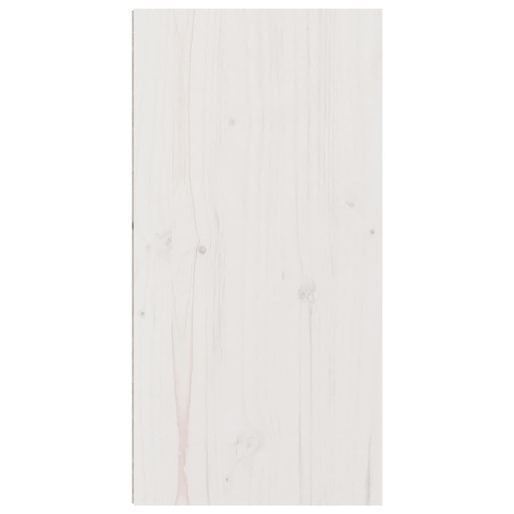 Wall Cabinets 2 pcs White 30x30x60 cm Solid Wood Pine