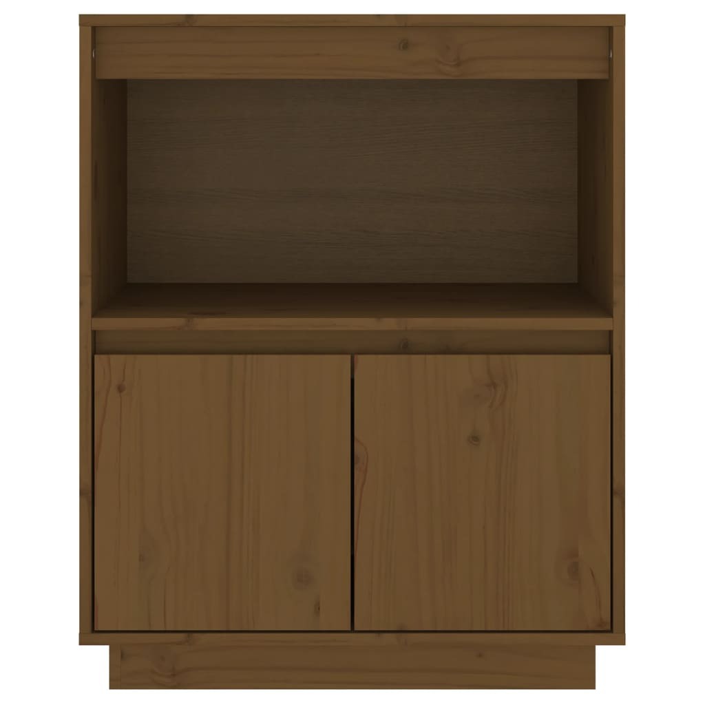 Sideboard Honey Brown 60x34x75 cm Solid Wood Pine