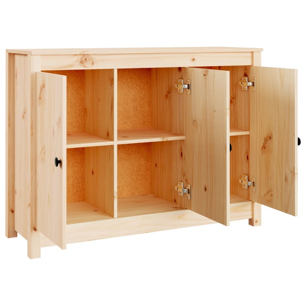 Sideboard 100x35x74 cm Solid Wood Pine
