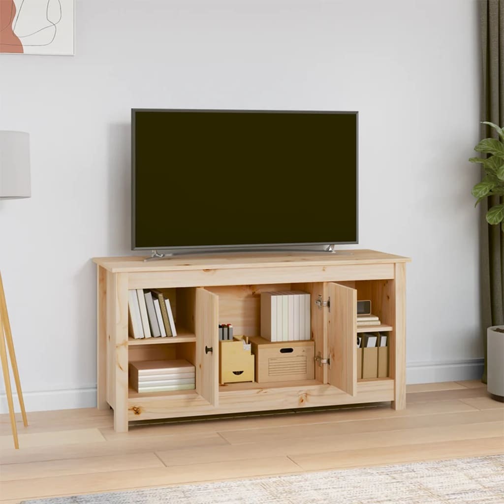 TV Cabinet 103x36,5x52 cm Solid Wood Pine