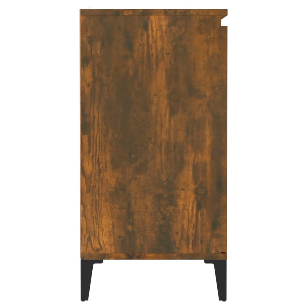 Sideboard Smoked Oak 60x35x70 cm Engineered Wood
