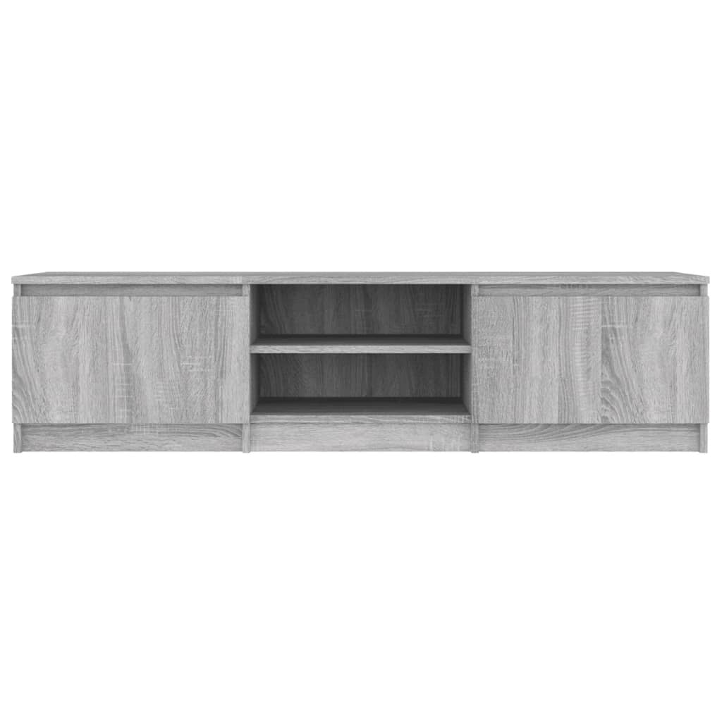 TV Cabinet Grey Sonoma 140x40x35.5 cm Engineered Wood