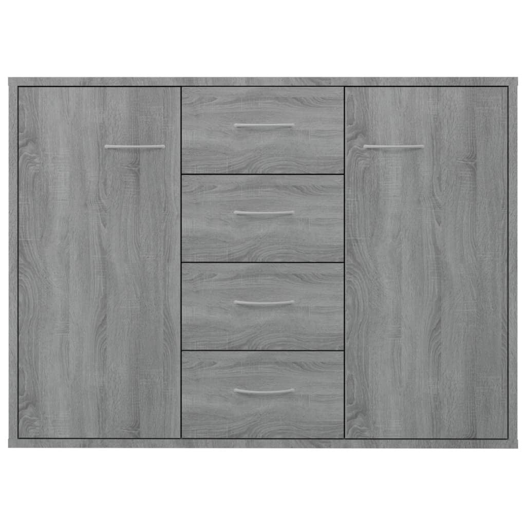 Sideboard Grey Sonoma 88x30x65 cm Engineered Wood